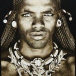 Gobelinbild Samburu Warrior - Kenya
