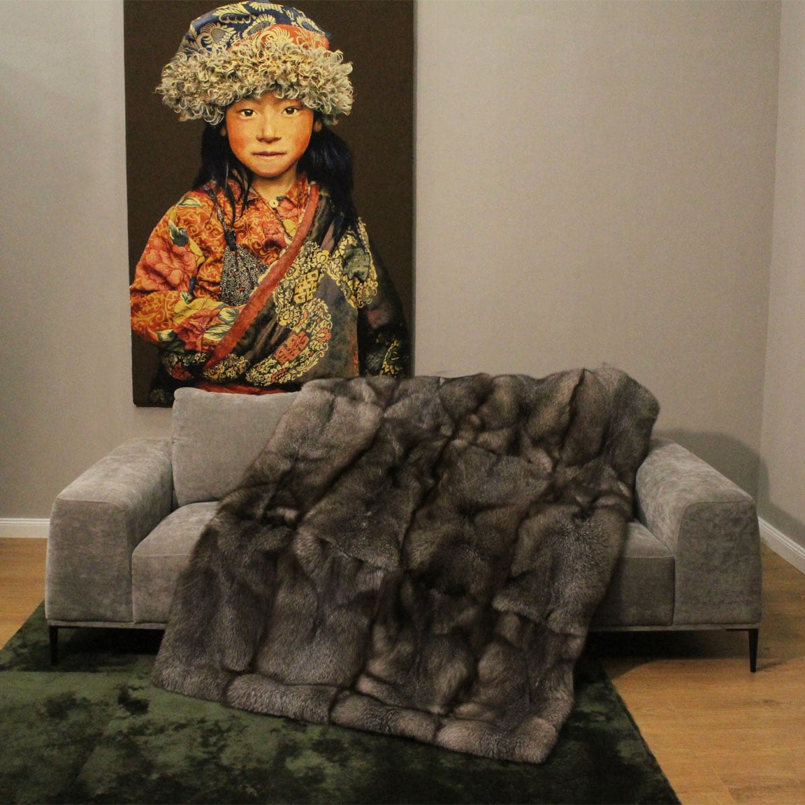 Fuchsdecke Blue Frost Schoko