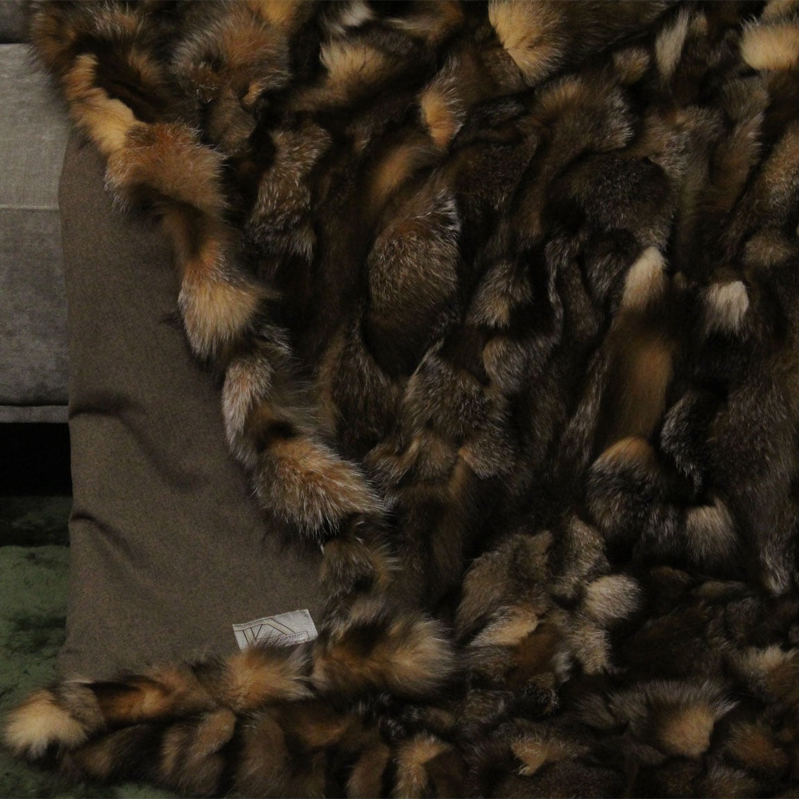 Fuchsdecke Fuchspatch Silberfuchs Cristall