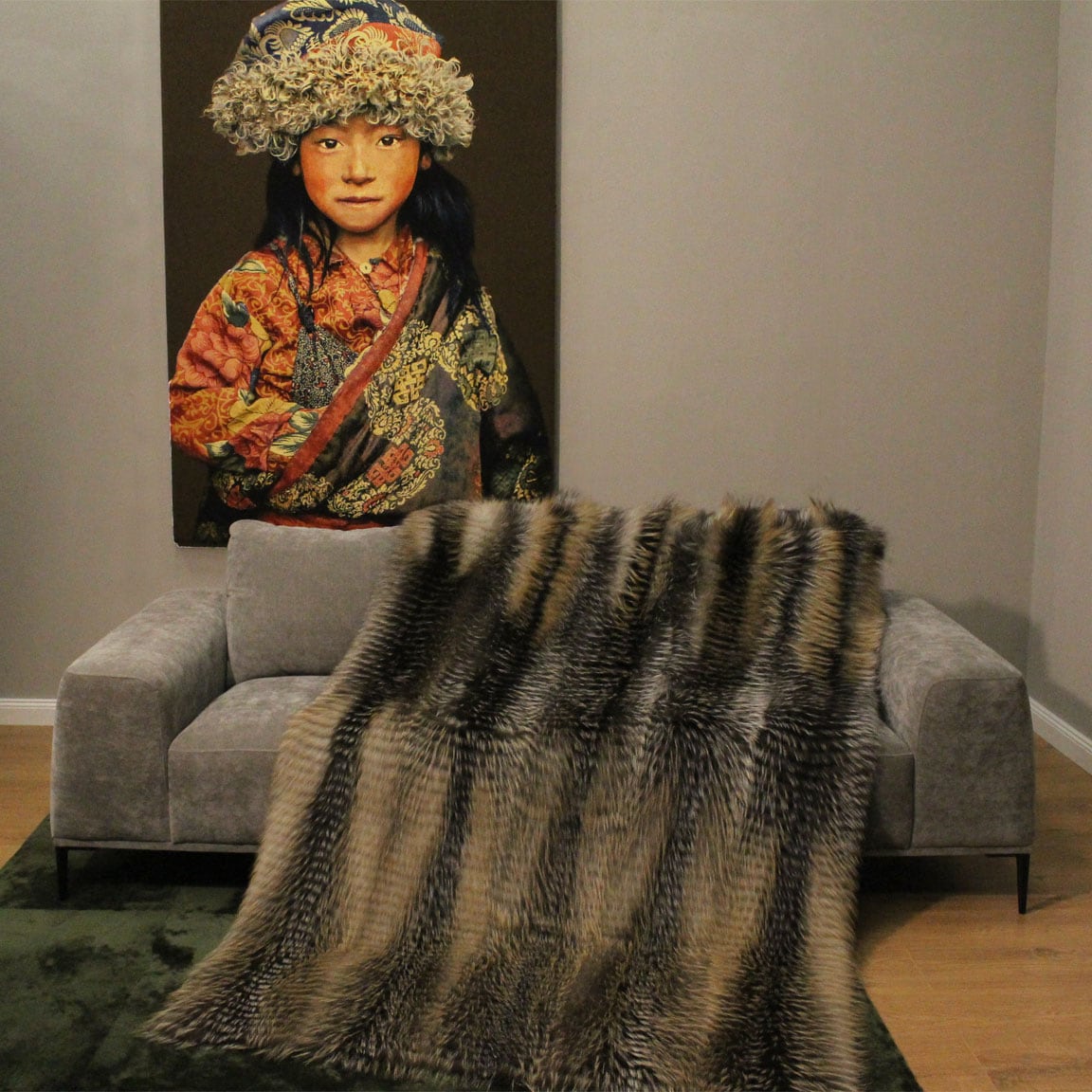 Fuchsdecke Gold Cross Fuchs "Split Technik"