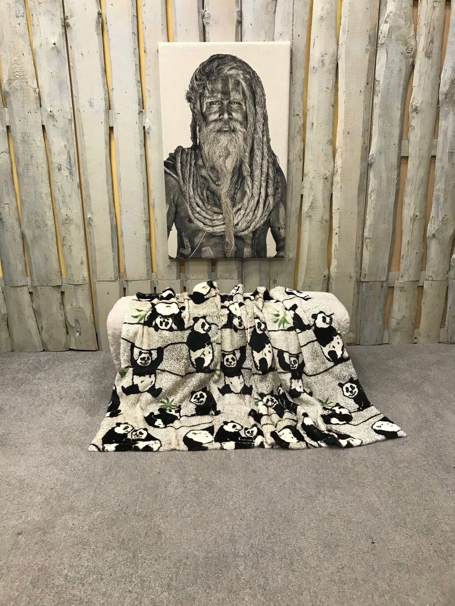 Kanin Decke Pandaprint