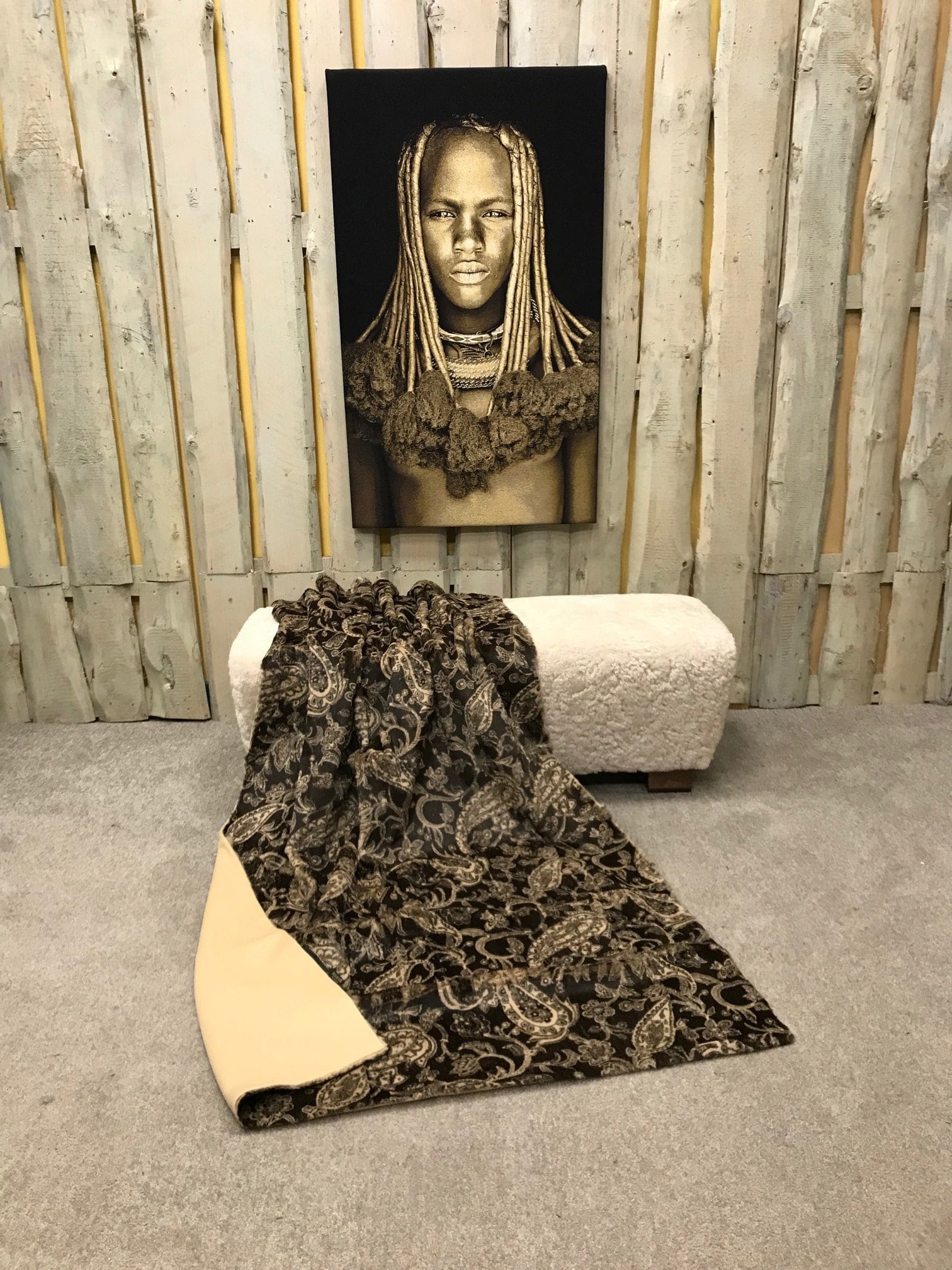 Samtkanin Decke Paisley 1 Samtkanin Decke Paisley