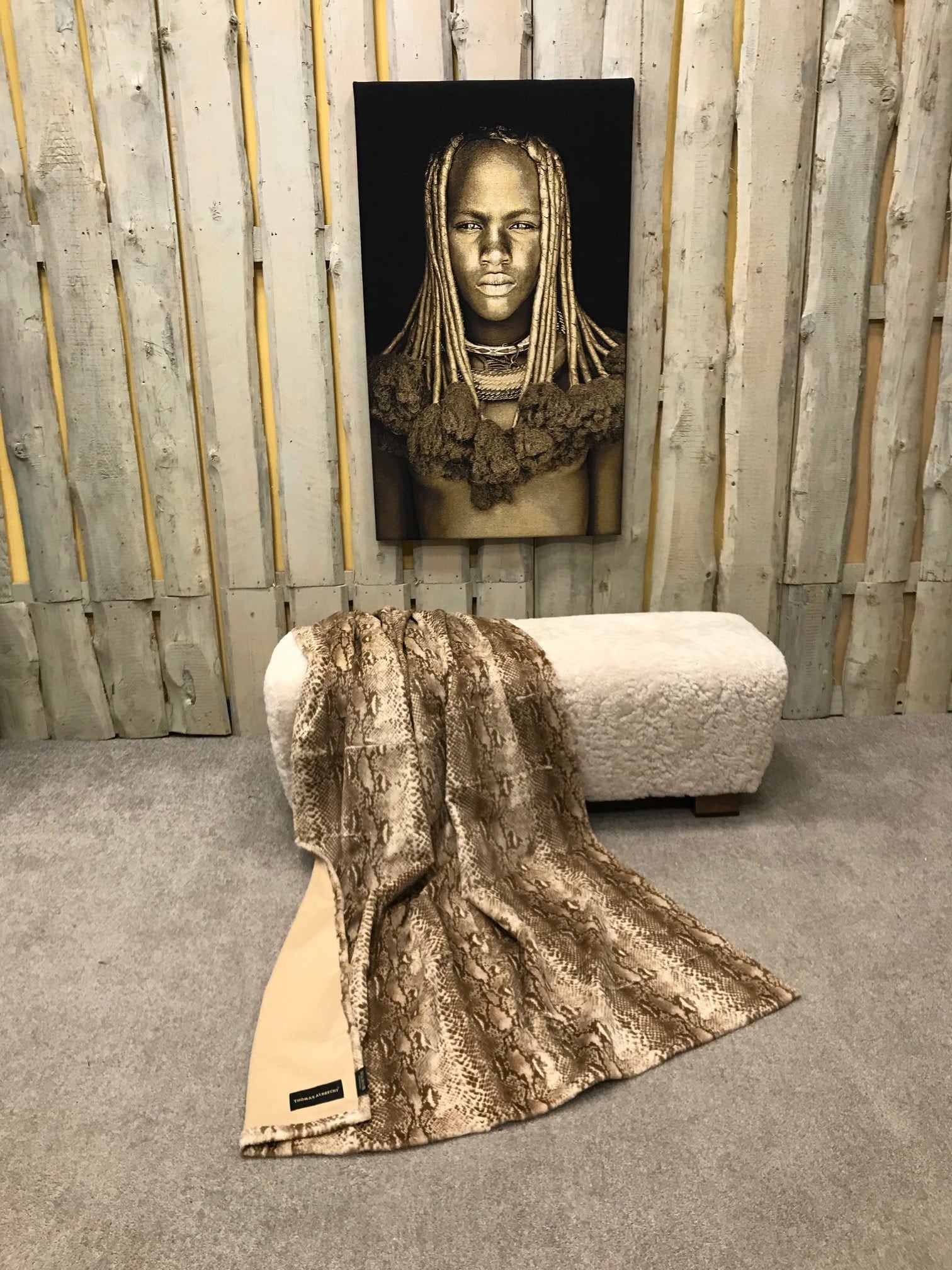 Samtkanin Decke geschoren Python Print