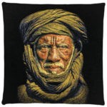 Gobelinkissen Tuareg Man - Black