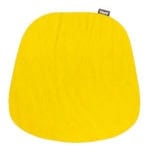 Sitzkissen Kuhfell gelb für Vitra Plastic Armchair