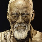 Gobelinbild Ethiopian Nomad - Black