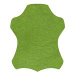 Bodenfell Kuhfell gefärbt, 4 - 5,5 qm Farbe Apfelgrün