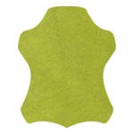 Bodenfell Kuhfell gefärbt, 4 - 5,5 qm Farbe Limonengrün